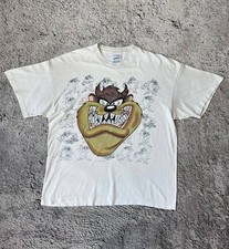 Vintage 1997 Taz Tasmanian Devil Warner Bros T-Shirt Cartoon Graphic Size XL