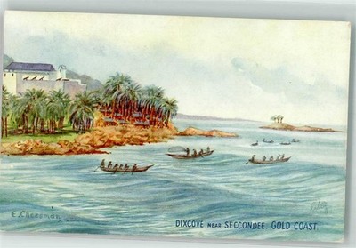 10695460 - Accra sign. Oilette Tuck und Sons Serei IV Goldkueste Ghana