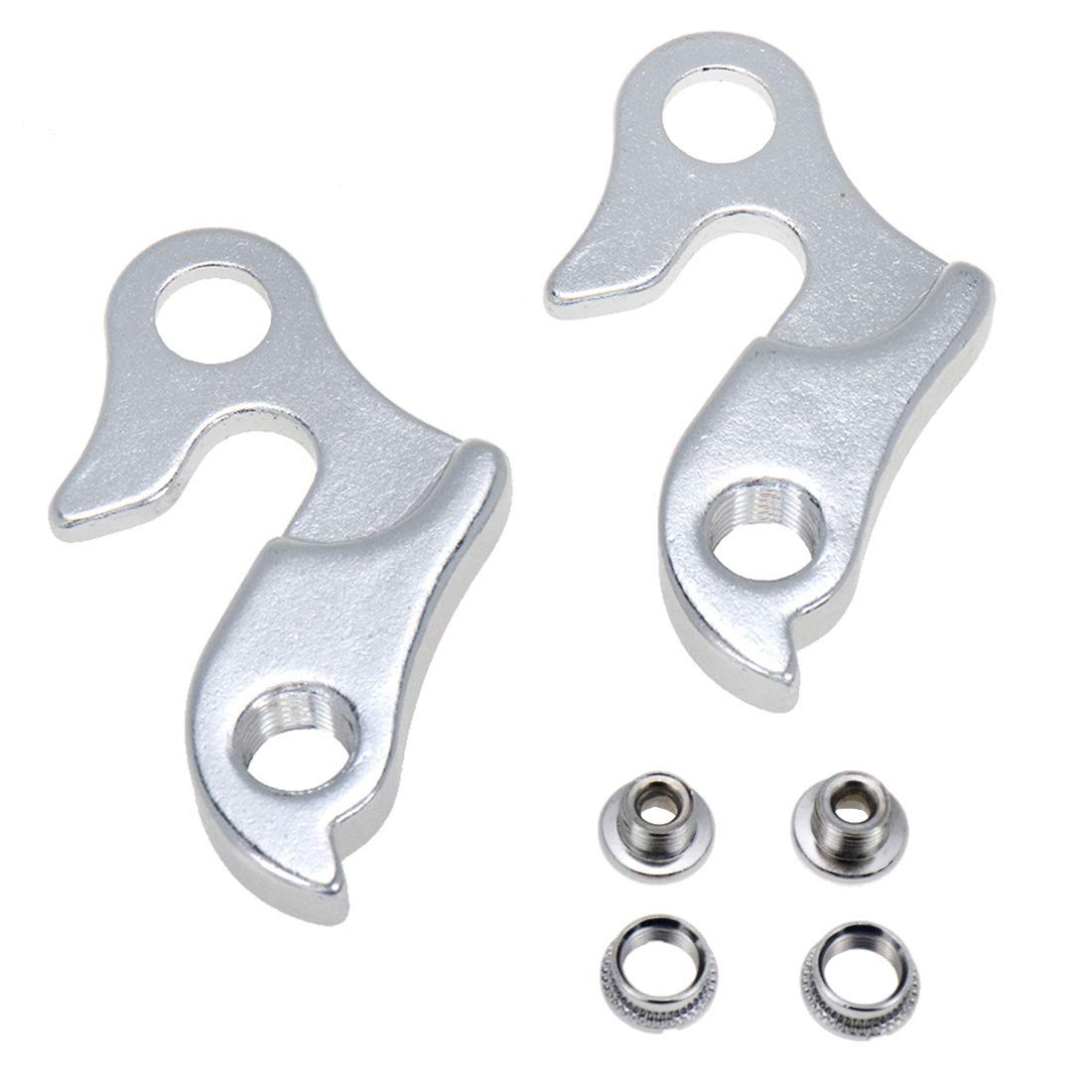 Bike Derailleur Hanger Frame Gear Tail Hook, Silver Tone