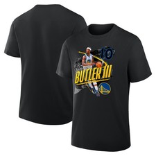 Men's Jimmy Butler III Black Golden State Warriors Start of Season T-Shirt