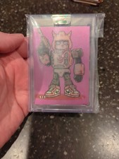 Hip Hop BumbleBee Pink 1/1 Metal Art Card By Andy Duso Transformers
