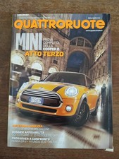 2014 03 QUATTRORUOTE MARZO 2014 N.702 ANNO 59° MINI COOPER D HONDA CR-V HYUNDAI