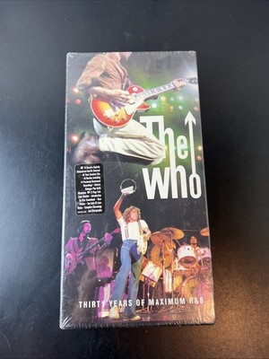 The Who Thirty Years of Maximum R & B CD x 4 Box Set Factory Sealed