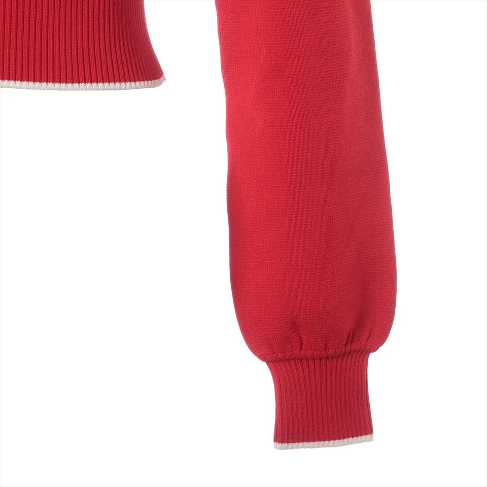 Miu Miu 18 años poliéster tejido 36 damas rojo MML058 2018 COLECCIÓN RESORT LO Foto 3 de 4