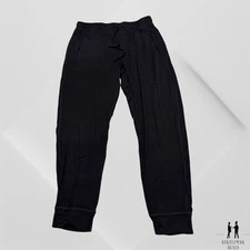 Bleusalt Womens Malibu Joggers Leg Pants Size 3 US Large Black Lounge Soft