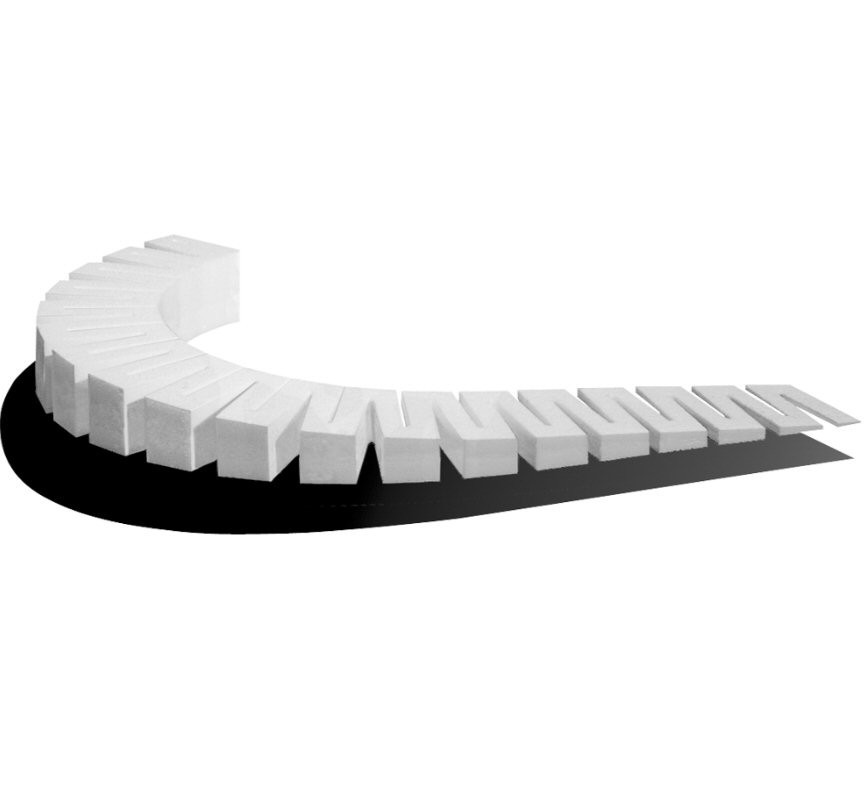 Bachmann WST1415 3 percent x 2' Incline Starter ¾"" Elevation (x6/Set) OO Gauge