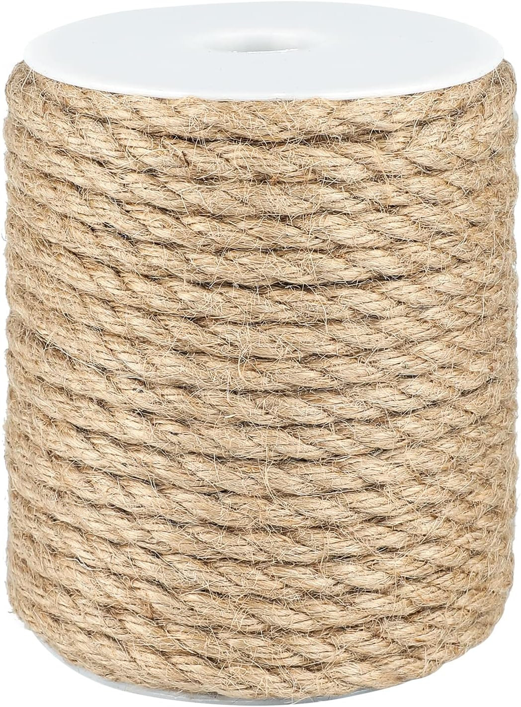8MM Thick Jute Hemp Rope 20M Natural Jute String Twine, Craft Rope for DIY Cat S