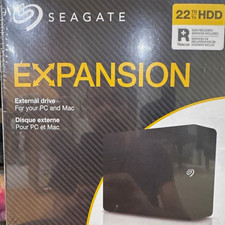 Seagate Expansion 22TB External Drive HDD for PC/Mac, Black
