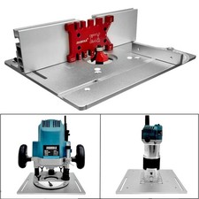 2IN1 Aluminum Router Table Insert Plate for W...