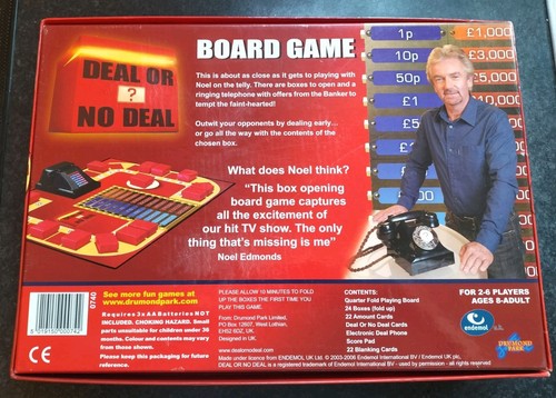 ELECTRONIC Deal or No Deal Game Board - NOEL EDMUNDS COMPLETE LOVELY - Picture 7 of 7