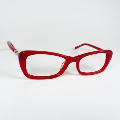 SPECSAVERS Brille ROT RECHTECKIG Brillengestell MOD: POPPY 25670349