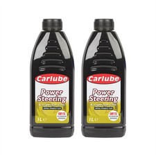 Carlube Power Steering Fluid Green Hydraulic Fluid Fits Volvo V70 2.4 D5 1L x2