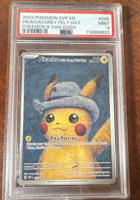 Pokemon Pikachu with Grey Felt Hat 085 Sv: Scarlet & Violet Promo