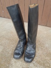 Nva Offizierstiefel Chromleder frühe Ausfürung Ledersohle Gr.42