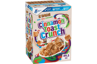 Cinnamon Toast Crunch Family Size Cereal Crispy Cinnamon Flavor 49.5 oz.