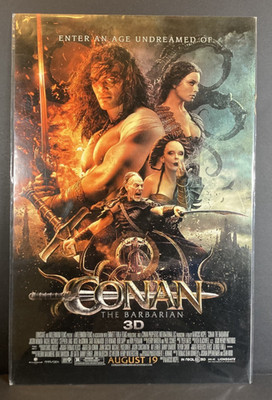 Conan the Barbarian 2011 Movie Poster 11x17   Original Promo Art in Sleeve