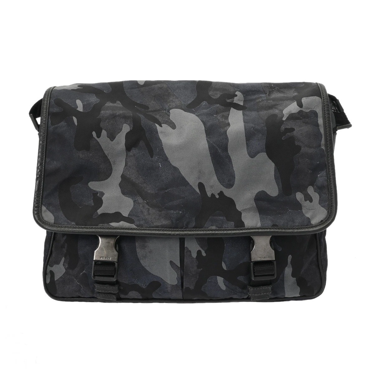 Prada — Prada Kamofulargeyu VA0768 Shoulder Bag Nylon Blue #WB3604