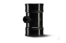 BP420B - Single Boss Pipe 4in/110mm. Double Socket 32mm