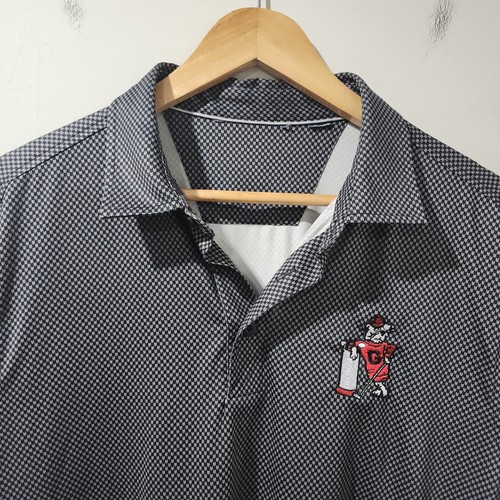 Cutter & Buck Georgia UGA Golf Polo Shirt Stretch Performance Mens Large