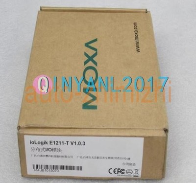 1PCS New MOXA ioLogik E1211-T Ethernet I/O moduleBy  UPS or DHL