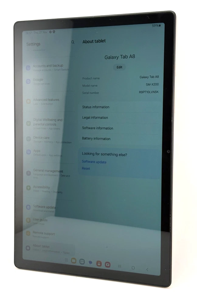 Samsung Galaxy Tab A8 128GB Pink Android Wi-Fi 10.5 - Tablet - Image 2 of 4
