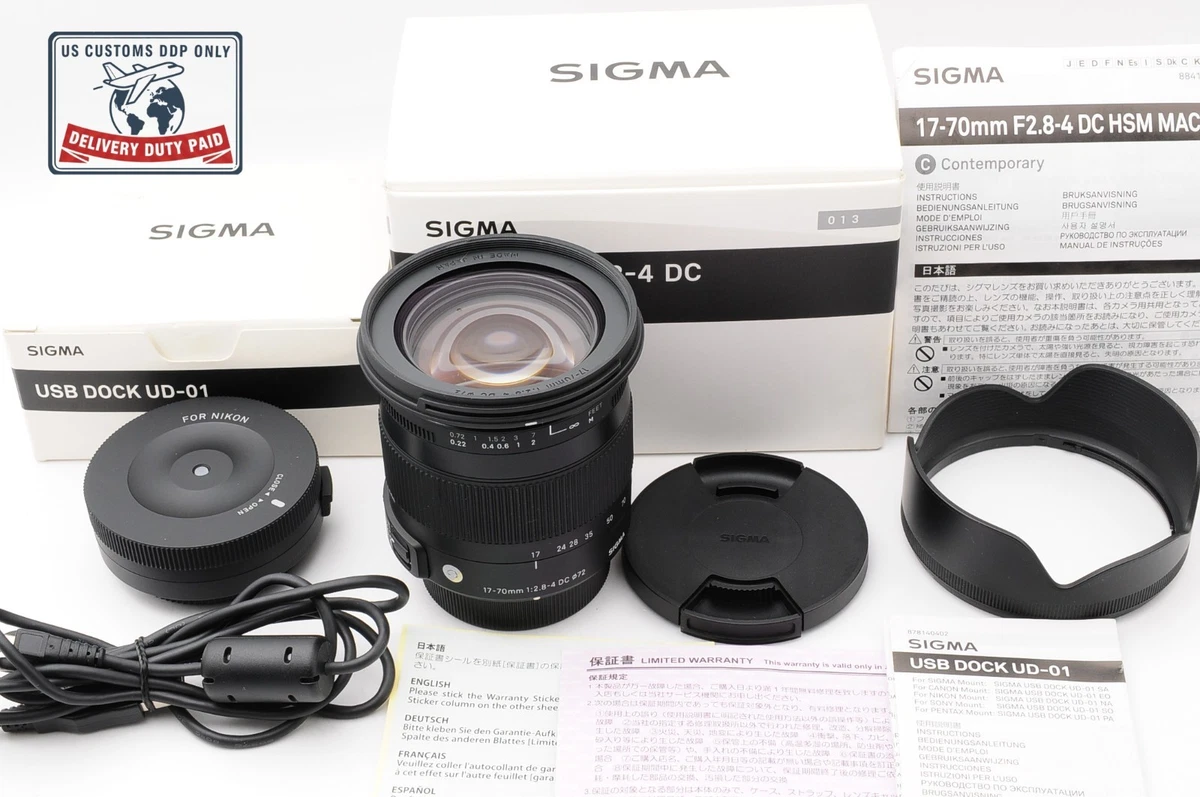 Preços baixos em Lentes de câmera Sigma para Nikon 17-70mm Focal