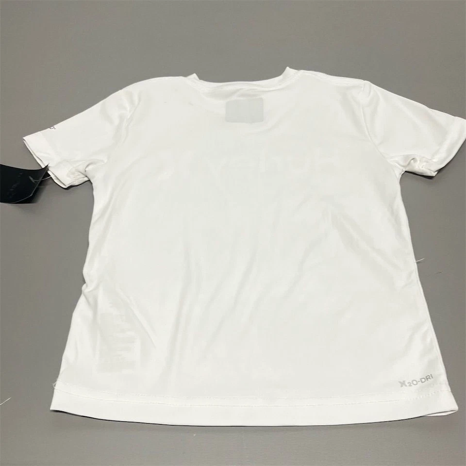 Футболка с графическим логотипом Hurley Boys' UPF 50+ белая размер 4 для серфинга на открытом воздухе - Изображение 2 из 4