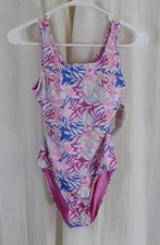 Roxy Girls One-Piece Swimsuit UPF 50 Sun Protection Multicolor Size 14