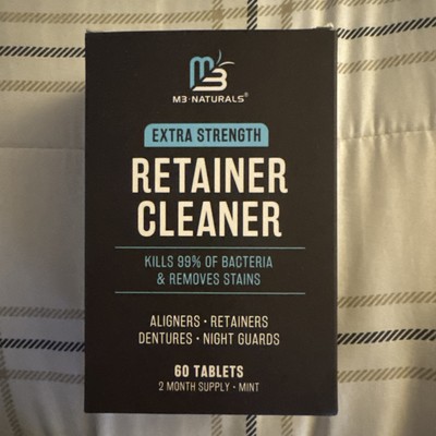 Naturals Extra Strength Retainer Cleaner Mint Tablet