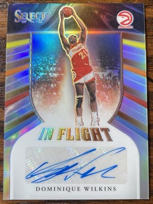 Dominique Wilkins 2020-21 Panini Select In Flight Prizm HOF Auto Autograph /149