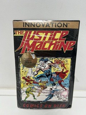 Innovation The Justice Machine Digital Comic Book On Disc Issue #1 Vintage 1989