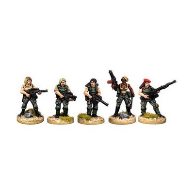 Copplestone Casting Sci-Fi Mini 28mm Female Troopers Pack New
