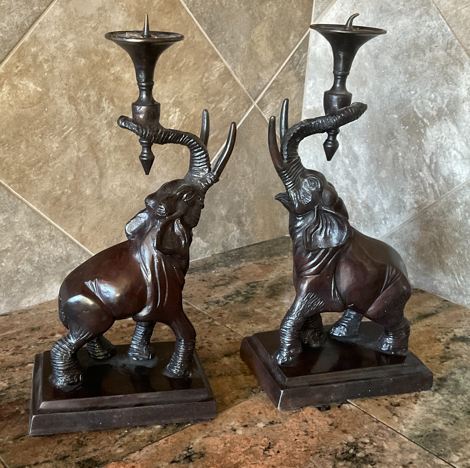 S Vintage Heavy 14" Tall