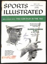Ben Hogan Signed/Auto 3/11/1957 Sports Illustrated Magazine PSA/DNA 205144