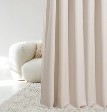 Curtain with Silver Eyelets Aura 180 x 250 cm Width x Height Sliding Curtains Mod...