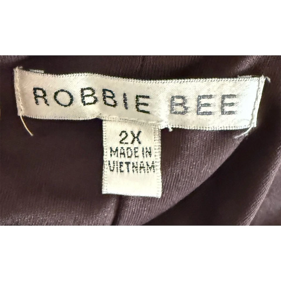 Vestido geométrico asimétrico Robbie Bee Plus 2X oscuro academia otoño rico Foto 2 de 4