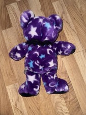 Grateful Dead Liquid Blue Dark Star Purple Bear Plush Stuffed Animal Rare
