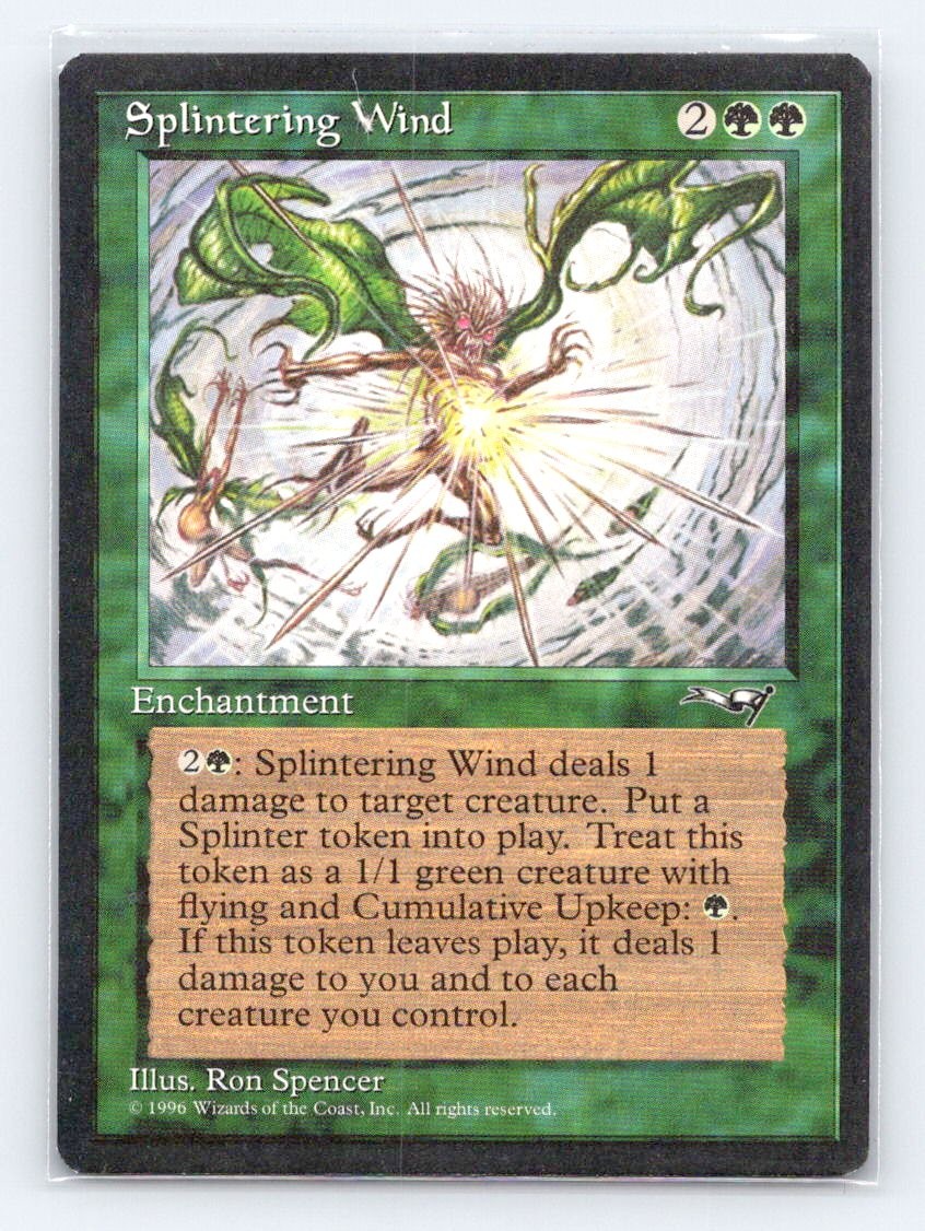 Splintering Wind 83 Rare Alliances Magic: The Gathering Near Mint