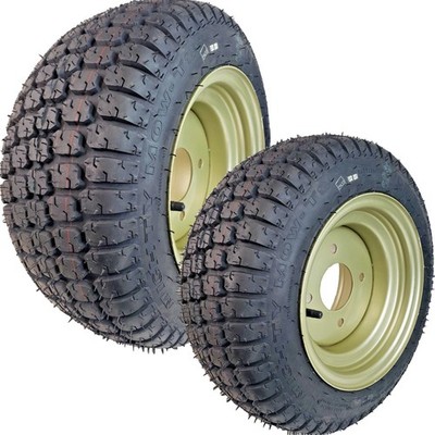 2) 18x8.50-10 Tire Wheel Rim YANMAR Garden Compact Tractor Mower 4ply R-3 Turf