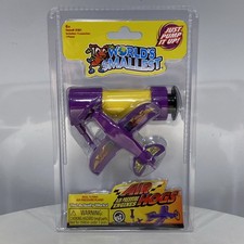 Worlds Smallest AIR HOGS Flying Air Pressure MINIATURE Plane w/ Pump