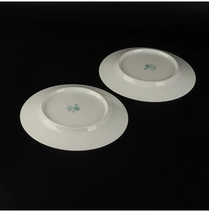 Hermes Paris Tucanes Plato Postre Pájaro Porcelana 21,5 cm Juego de 2 Sin Caja Usado Foto 2 de 4