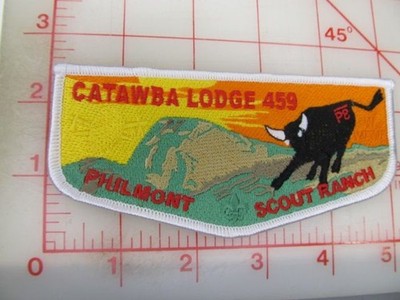 OA Lodge 459 CATAWABA collectible Philmont Scout Ranch flap patch (g13)