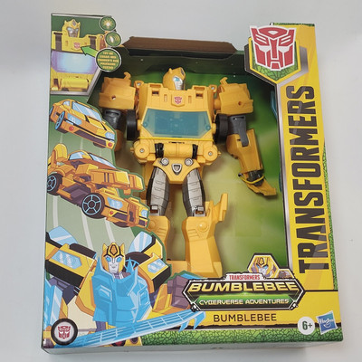 TRANSFORMERS Toys Bumblebee Cyberverse Adventures Dinobots Unite - Neu Selten