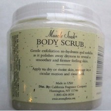 AROMAFLORIA AROMATHERAPY MUSCLE SOAK BODY SCRUB EXFOLIATES PEPPERMINT FREE SHIP