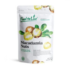 Dry Roasted Macadamia Nuts with Himalayan Salt Vegan, Keto