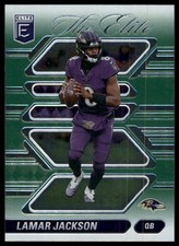 2024 Donruss Elite #10 Lamar Jackson The Elite Green