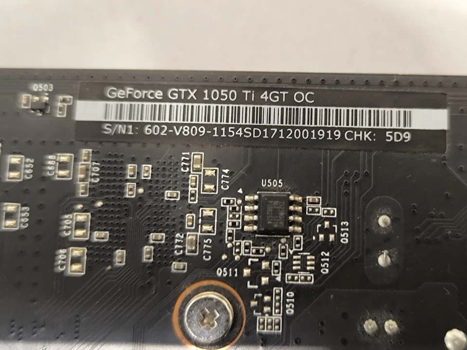 NVIDIA GeForce GTX 1050 Ti 4GT OC - Used, Working - Image 2 of 4