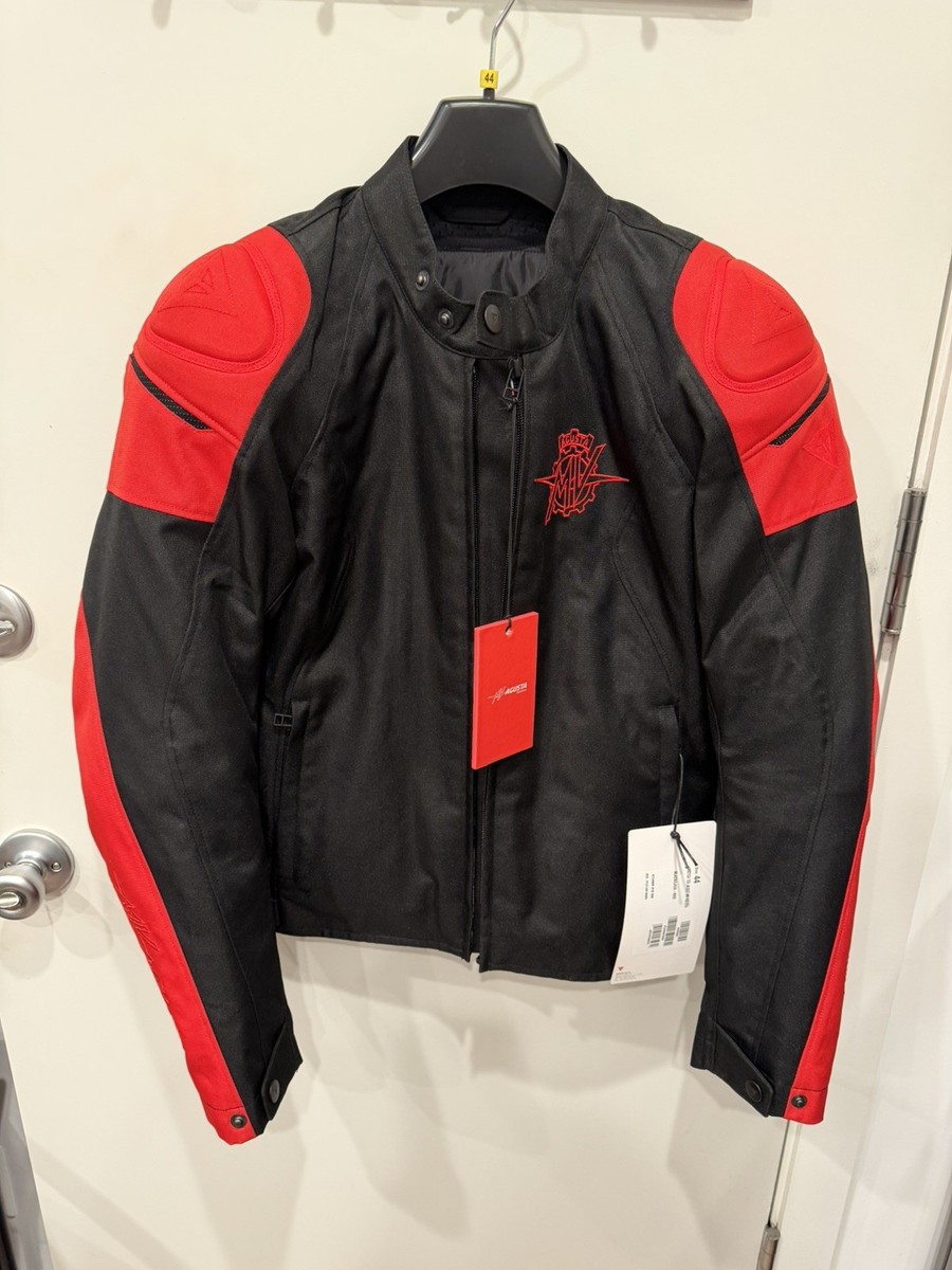 MV Agusta Dainese Mistica TEX Jacket BLACK | eBay