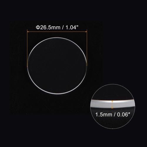 Verre De Montre Rond 28mm - Lentille En Cristal Simple Dôme Remplacement Facile Pour Réparation