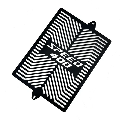NUEVO Protector de cubierta de rejilla de radiador para Triumph Speed 400 2024 negro - Imagen 5 de 8